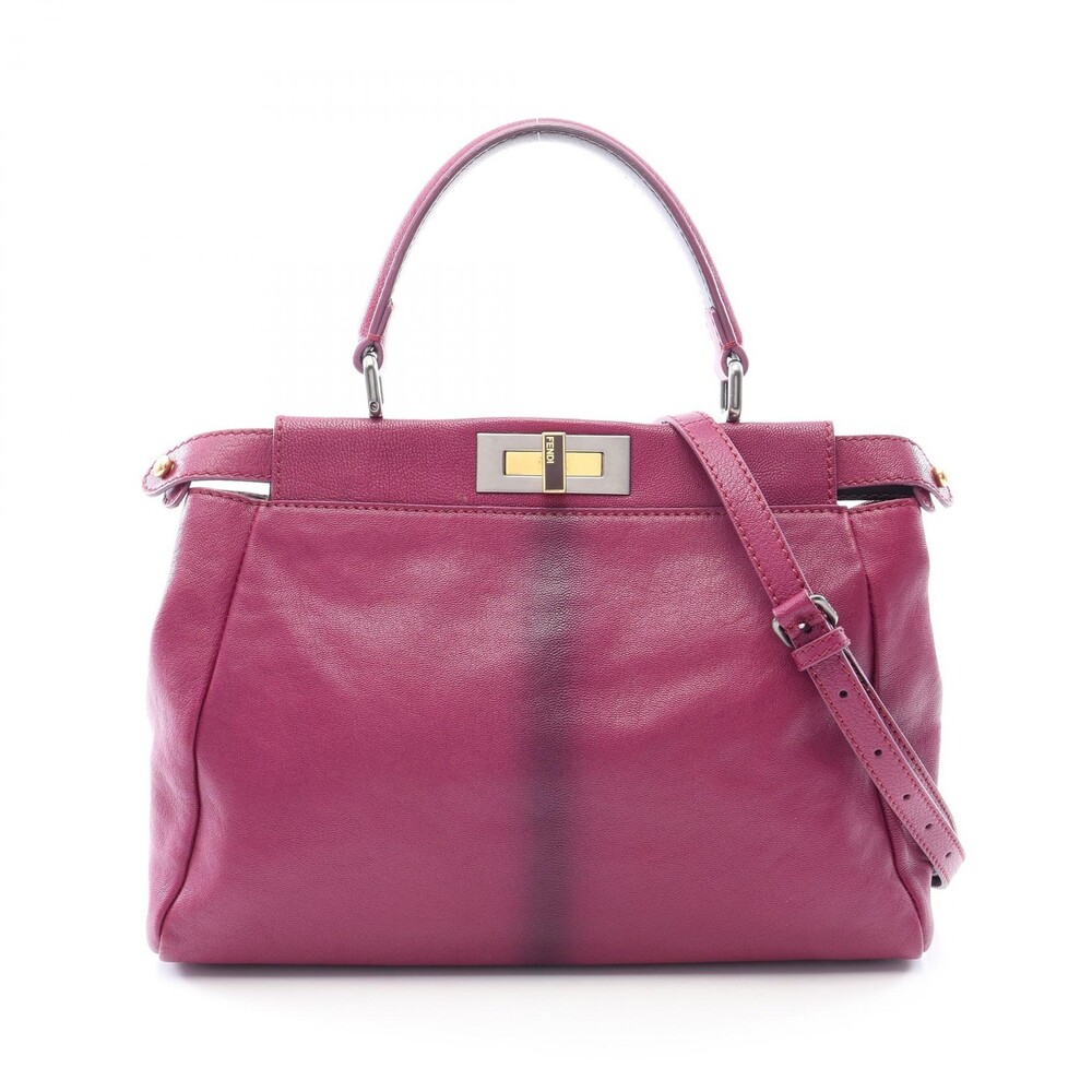Fendi Peekaboo Regular Shoulder Handbag #346553F13B